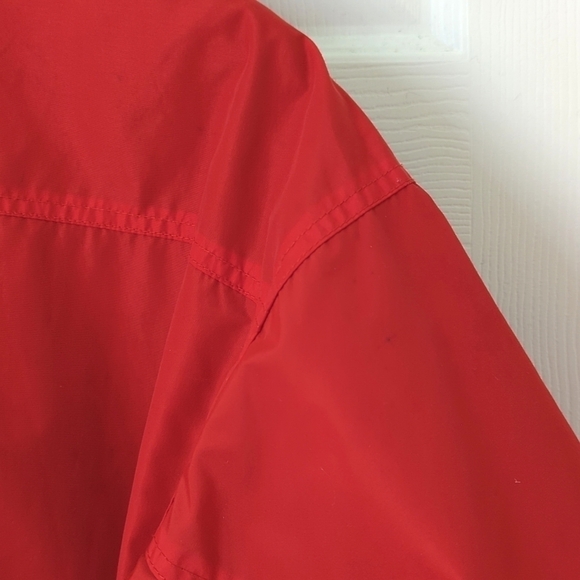 Columbia 90's Vintage Bugaboo Nylon Full Zip Winter Ski Shell Jacket Red Blue L - Picture 16 of 16